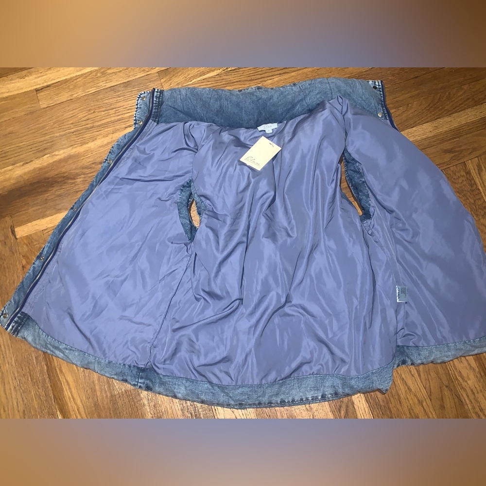 Elan Denim Puffer Vest - Picture 3 of 4